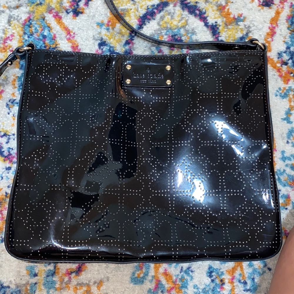 Black patent leather KATE SPADE ♠️.